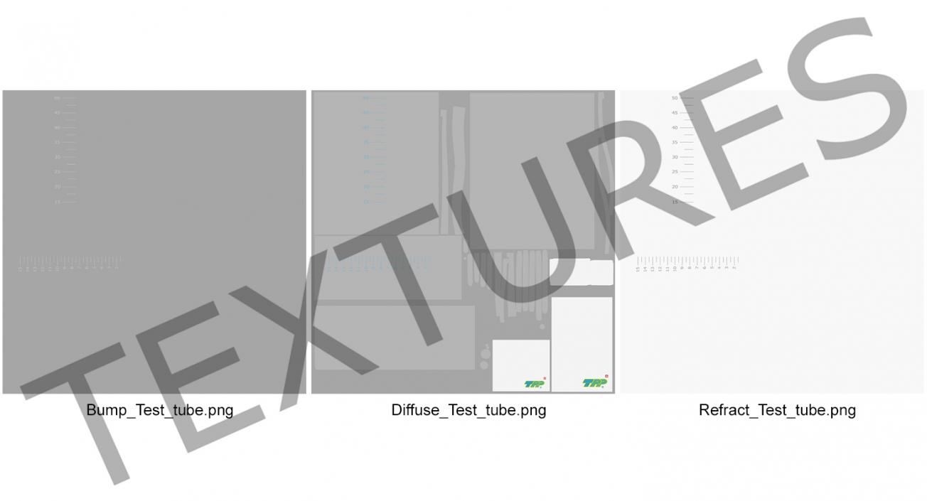 Lab Test Tubes 3D model