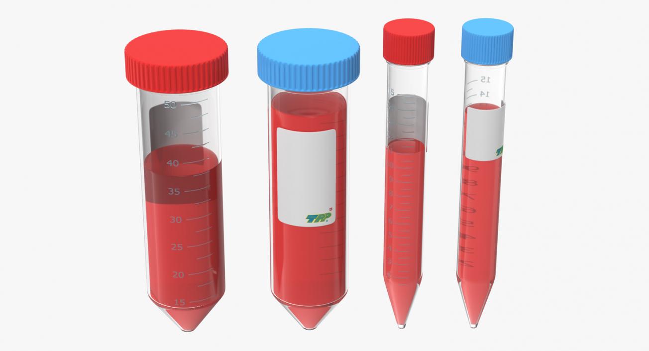 Lab Test Tubes 3D model