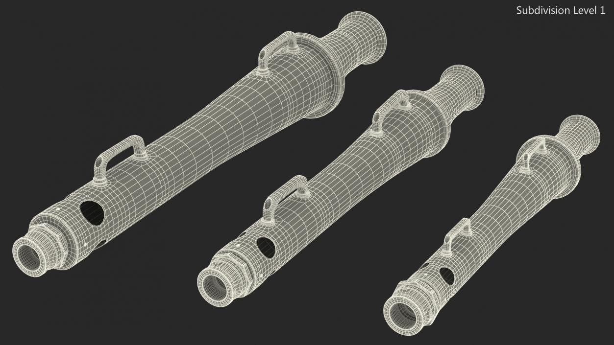 Low Expansion Foam Branchpipes Set 3D model