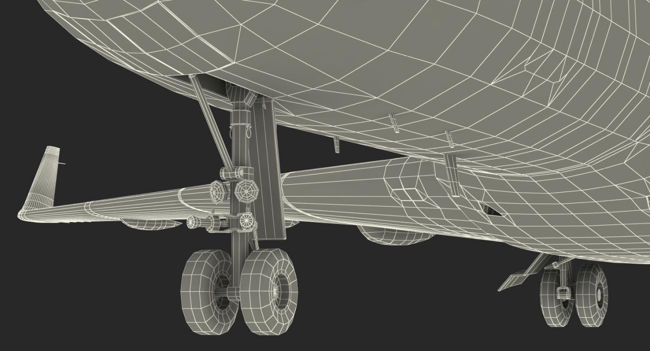 Bombardier Global 6000 Rigged 3D model