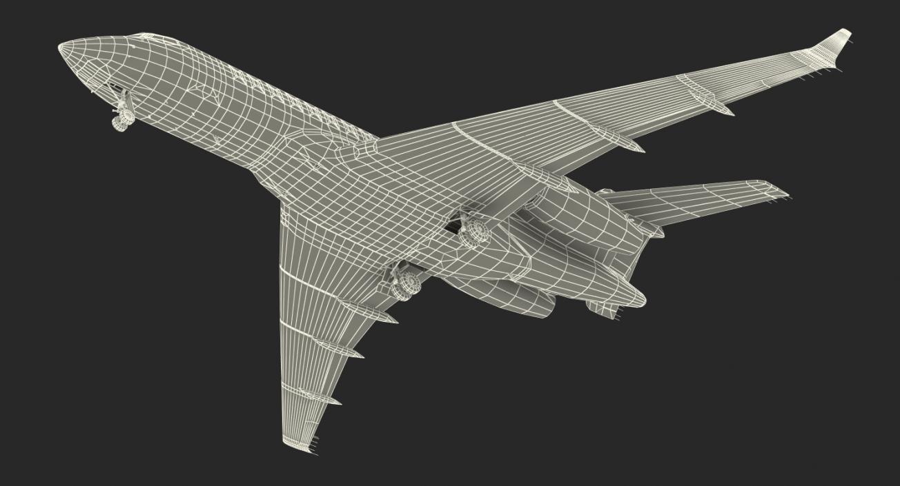 Bombardier Global 6000 Rigged 3D model