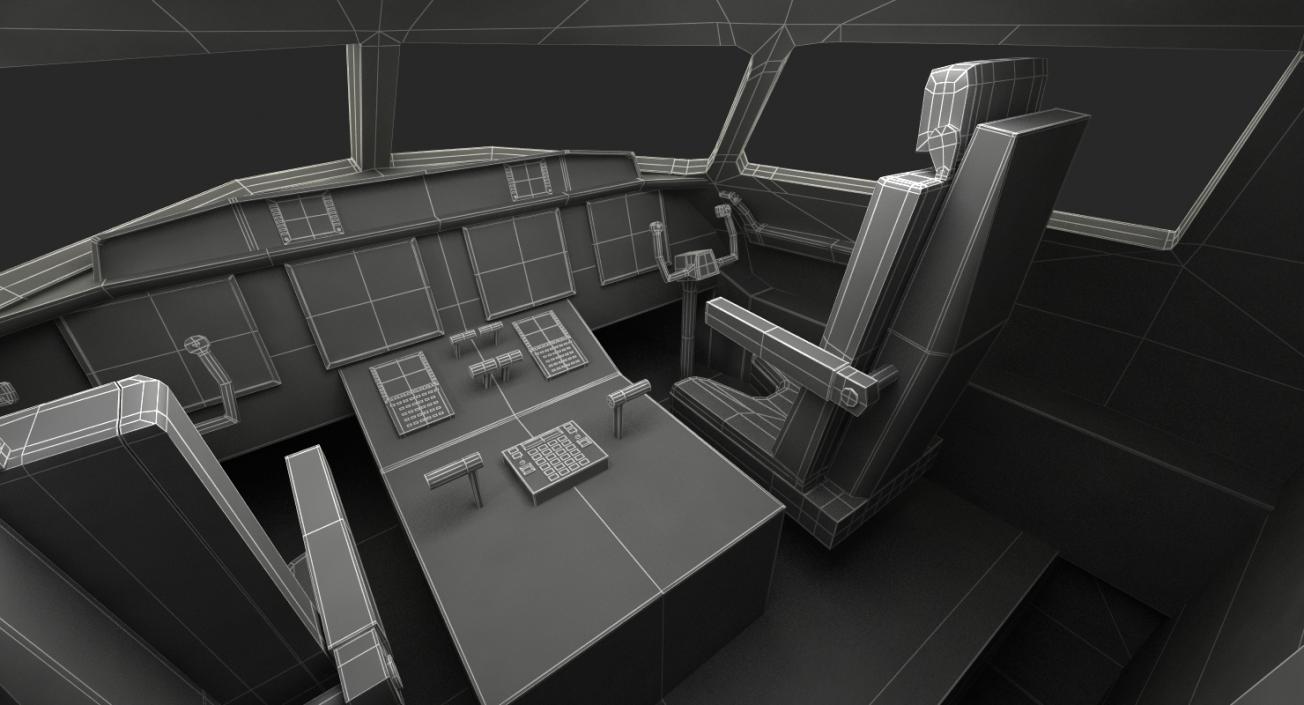 Bombardier Global 6000 Rigged 3D model