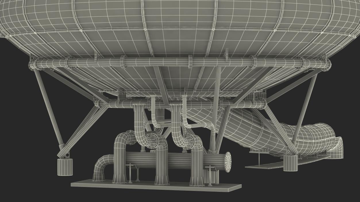 3D Water Slide Funnel model