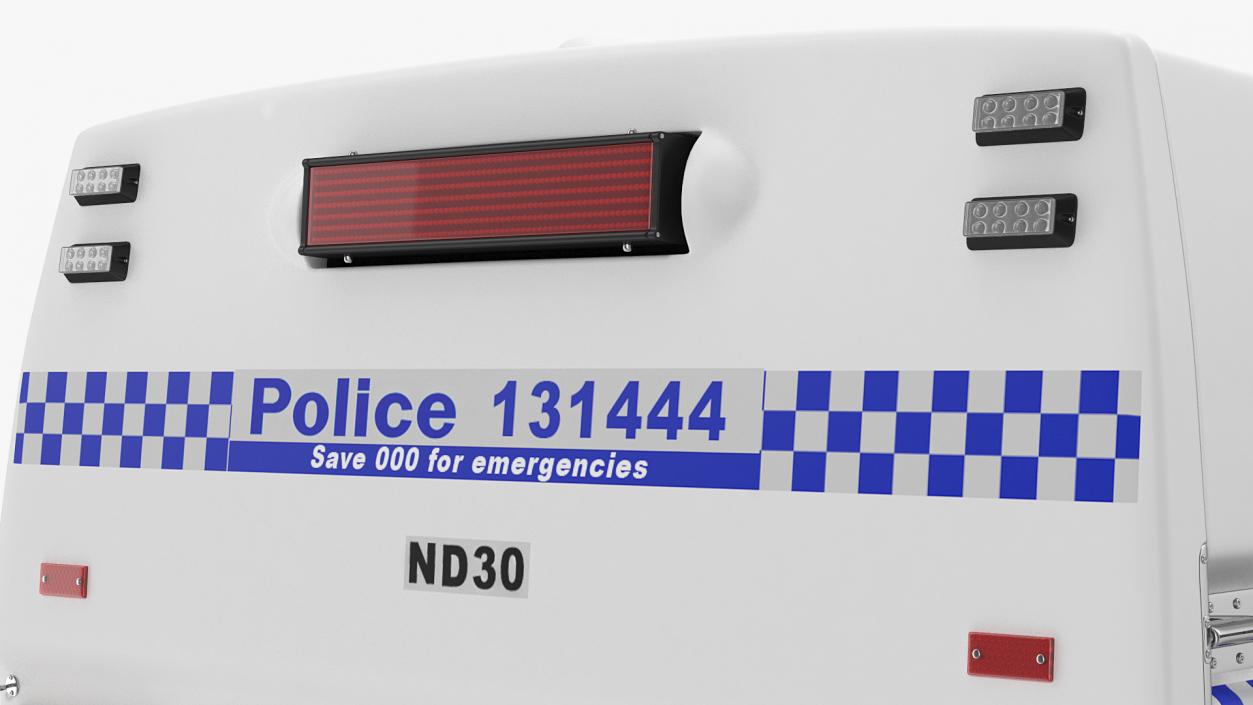 3D model Modern Police Paddy Wagon