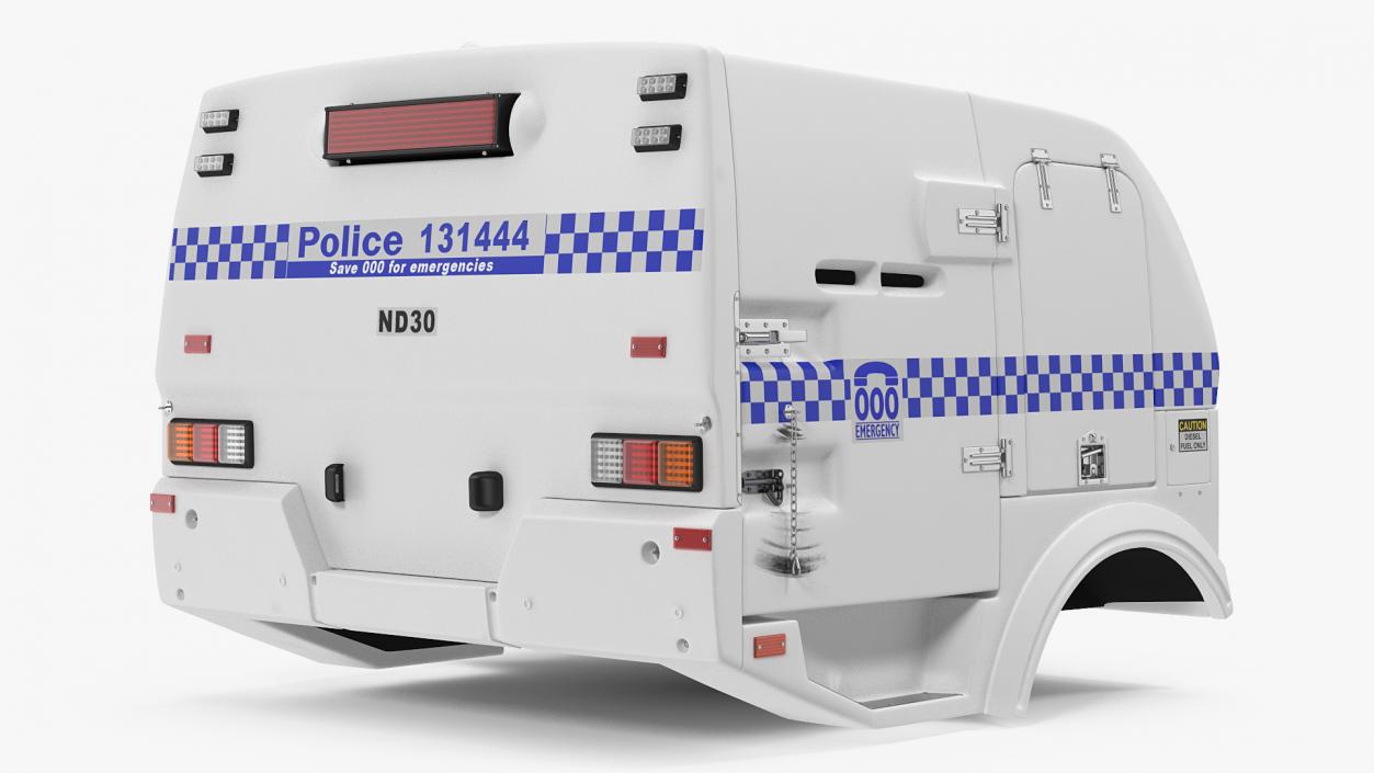 3D model Modern Police Paddy Wagon