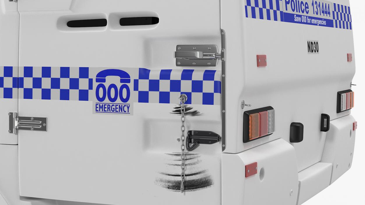 3D model Modern Police Paddy Wagon