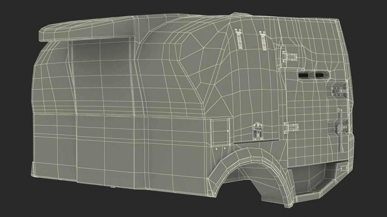 3D model Modern Police Paddy Wagon