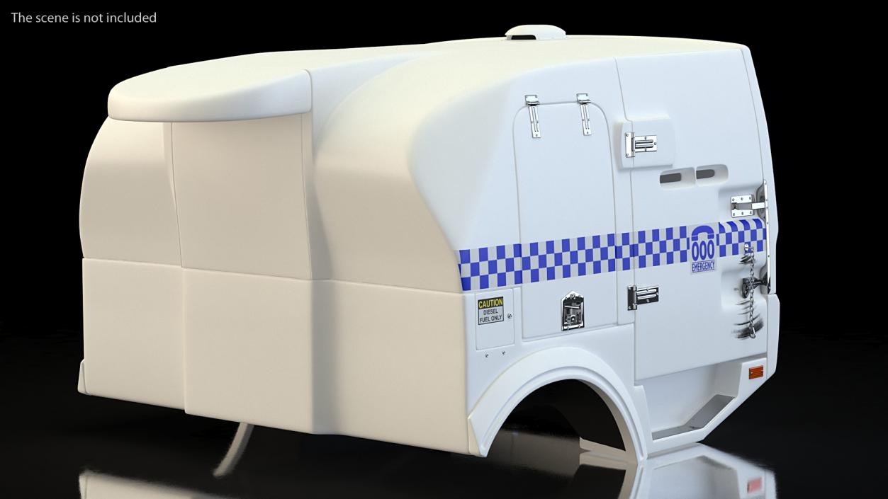 3D model Modern Police Paddy Wagon