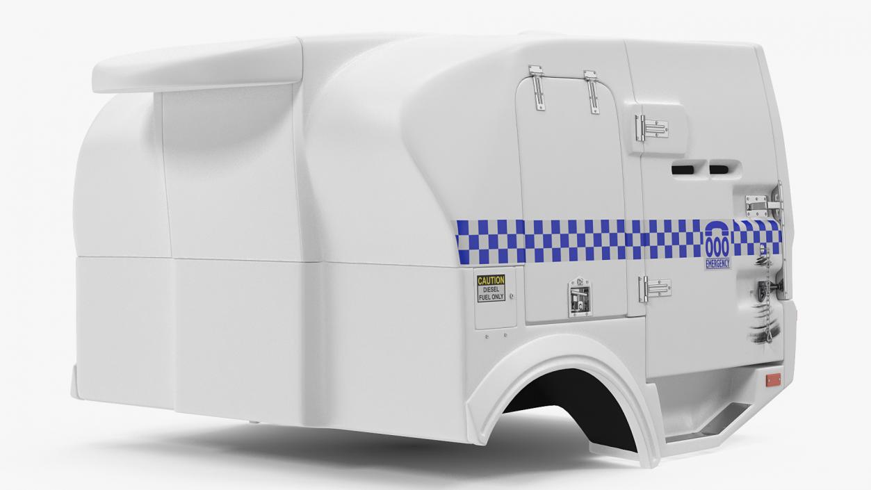 3D model Modern Police Paddy Wagon