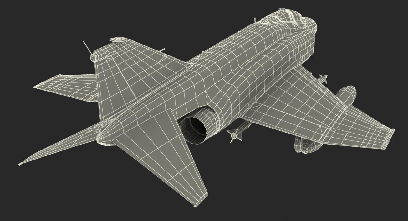 F-4 Phantom II US Navy Rigged 3D model