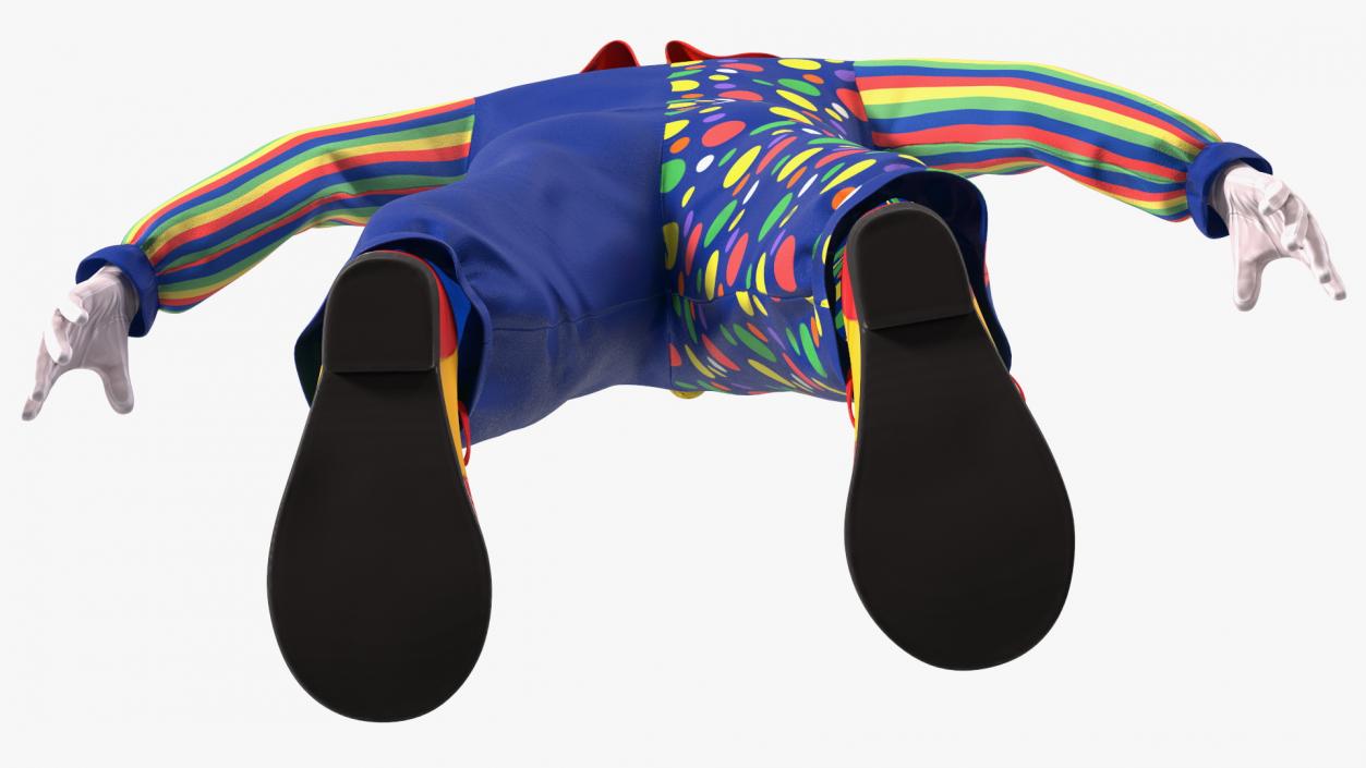 Carnival Clown Costume 3D