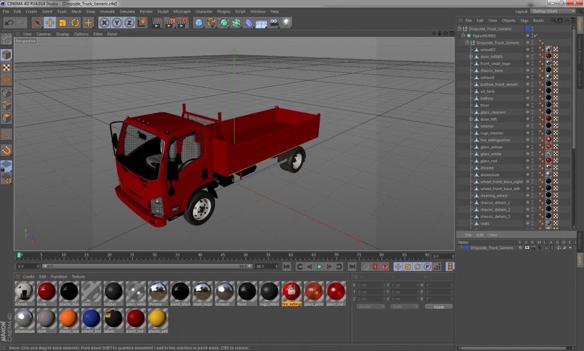 Dropside Truck Generic 3D