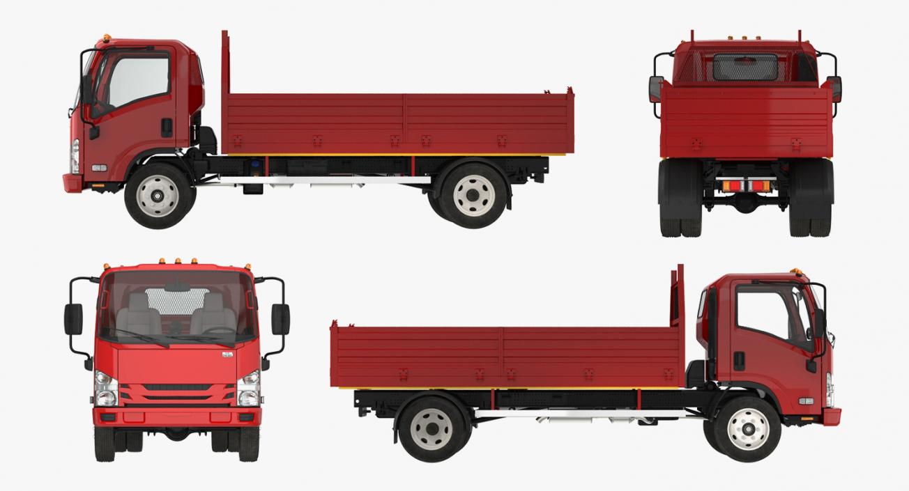 Dropside Truck Generic 3D