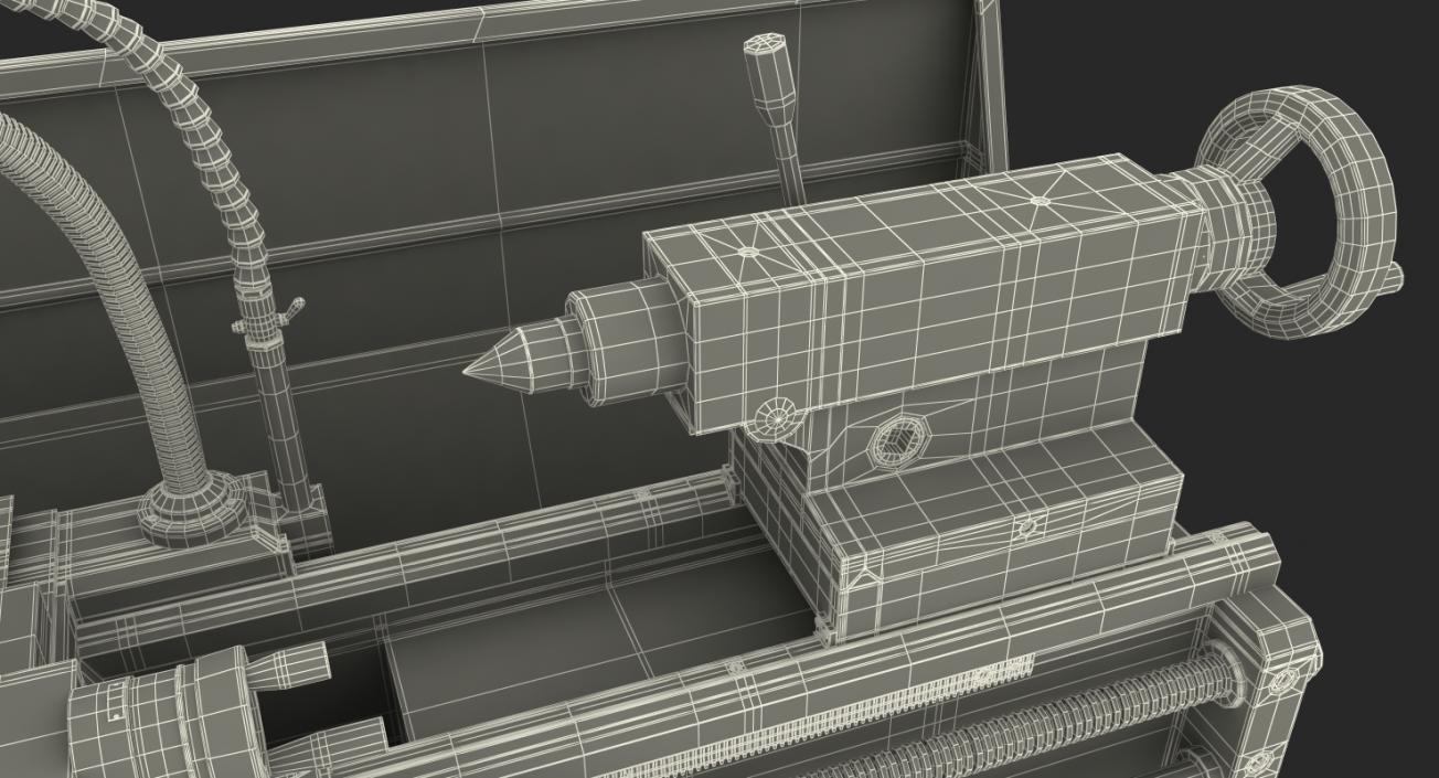 3D model Gunsmithing Gearhead Lathe Grizzly G0709