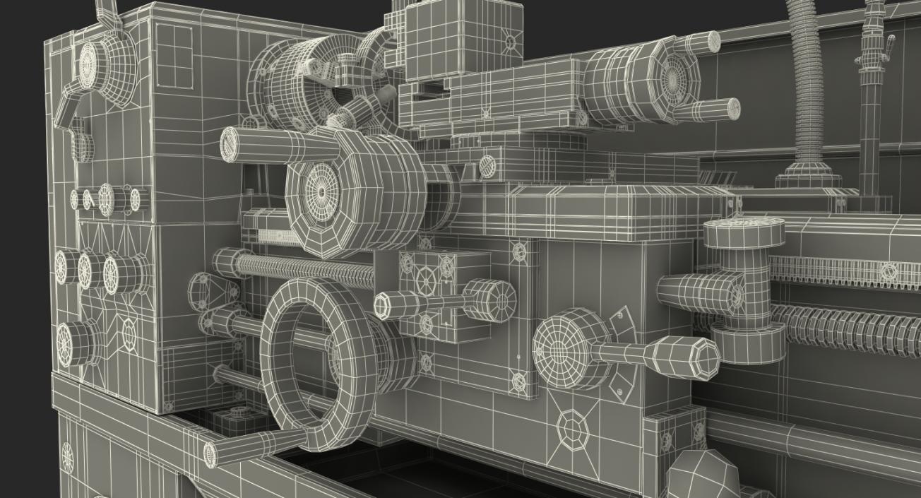 3D model Gunsmithing Gearhead Lathe Grizzly G0709