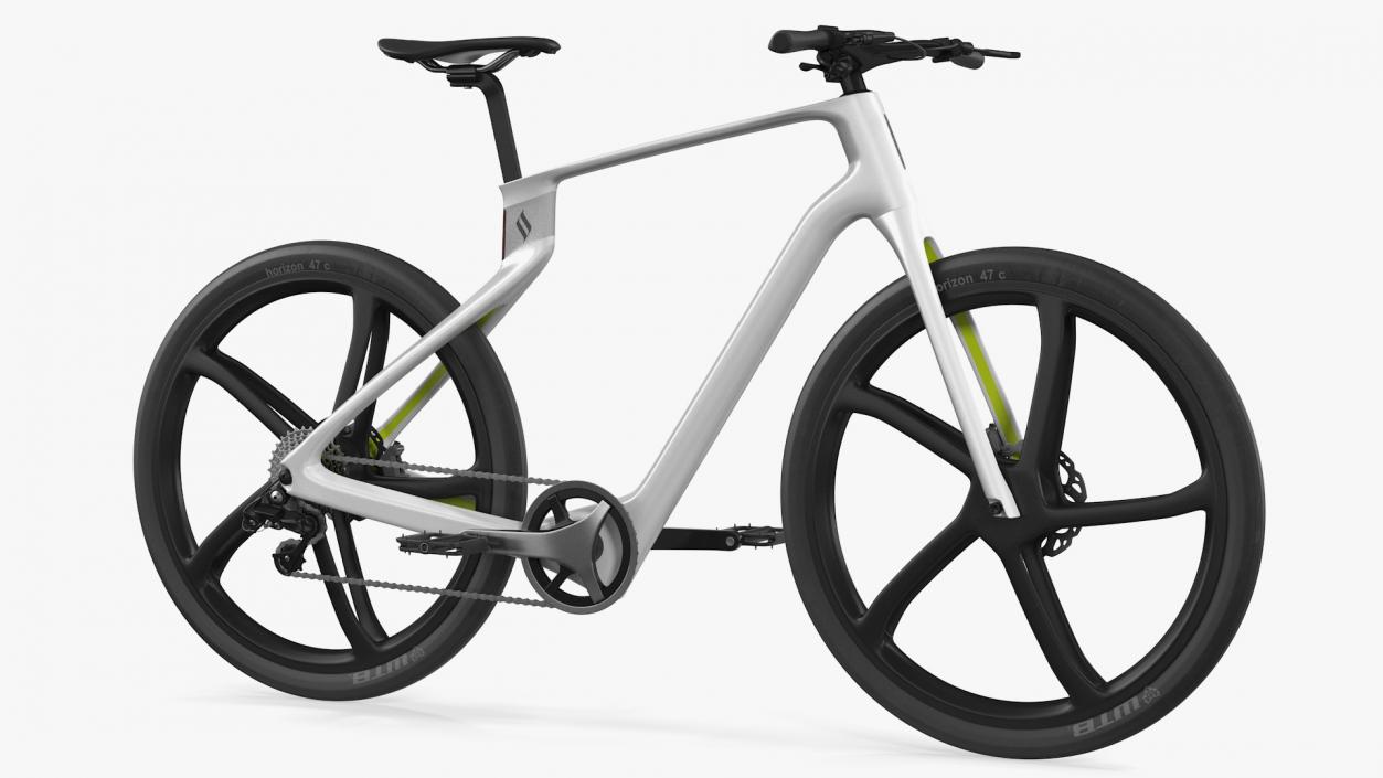 3D model Superstrata E Carbon Electric Bike White