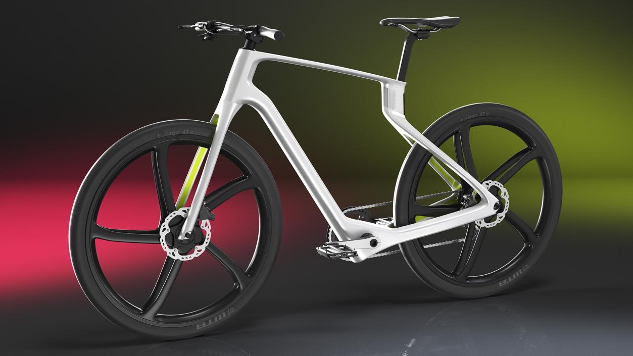 3D model Superstrata E Carbon Electric Bike White