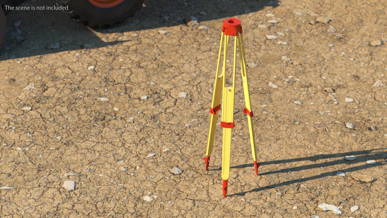 3D model Geodetic Tripod