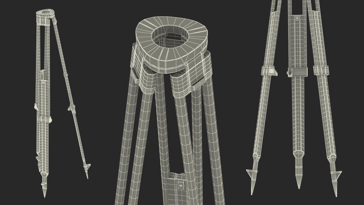 3D model Geodetic Tripod