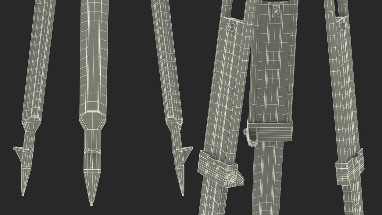 3D model Geodetic Tripod