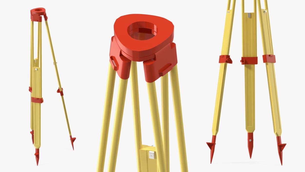 3D model Geodetic Tripod