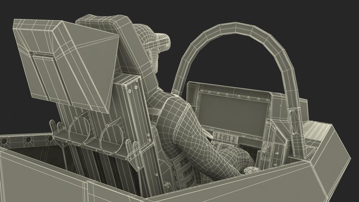 3D Pilot in F-35 Fighter Cockpit Simulator 2