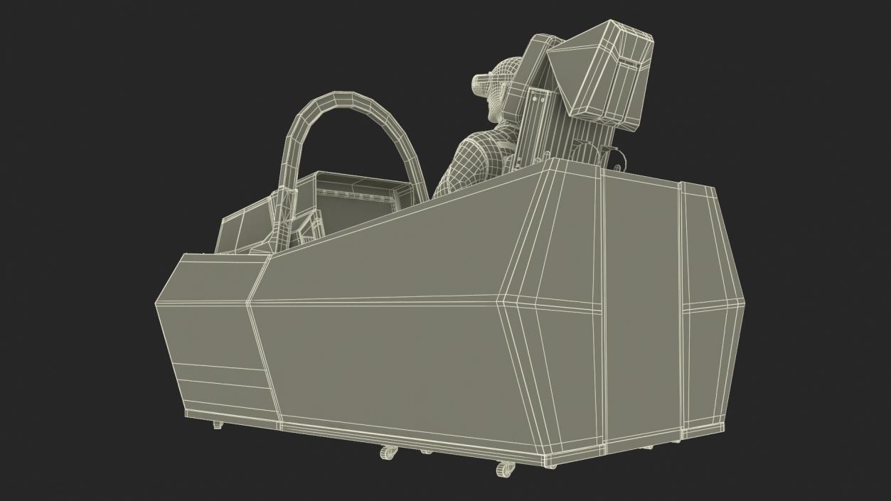 3D Pilot in F-35 Fighter Cockpit Simulator 2