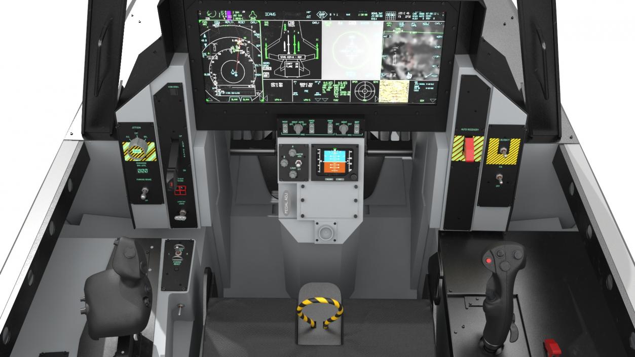 3D Pilot in F-35 Fighter Cockpit Simulator 2