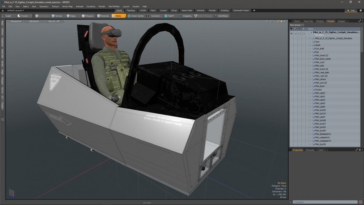 3D Pilot in F-35 Fighter Cockpit Simulator 2