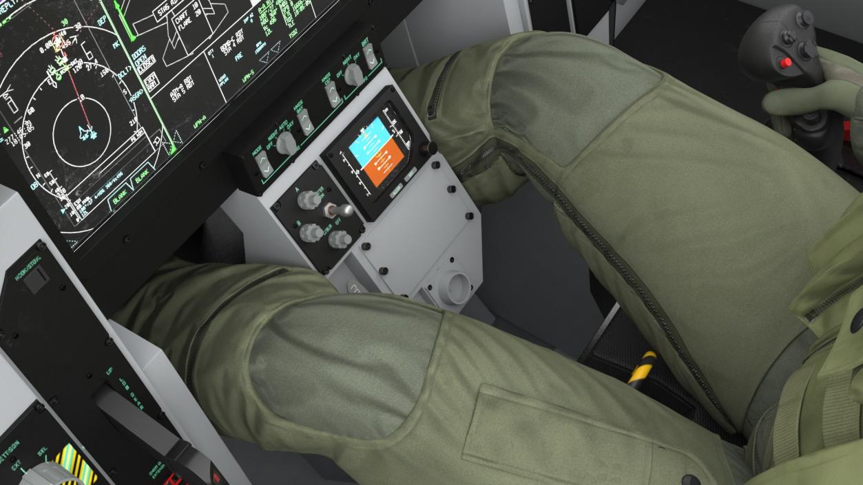 3D Pilot in F-35 Fighter Cockpit Simulator 2