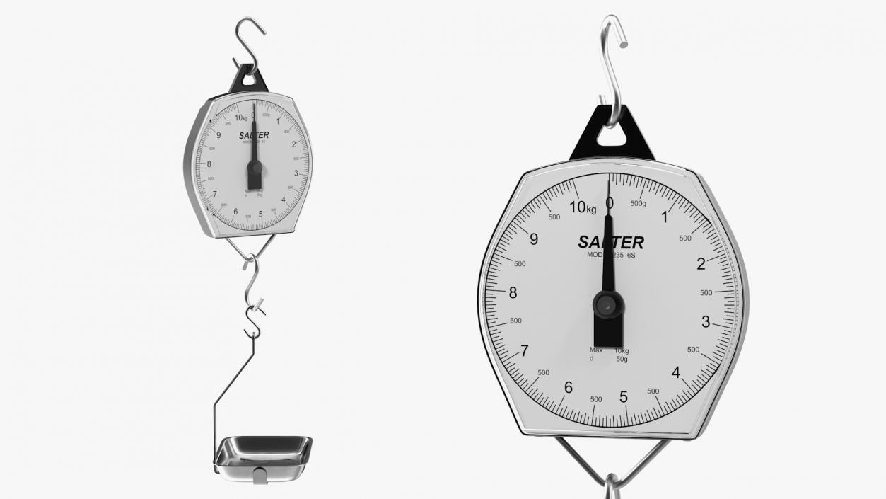 Brecknell 235 6S Mechanical Hanging Scales 3D