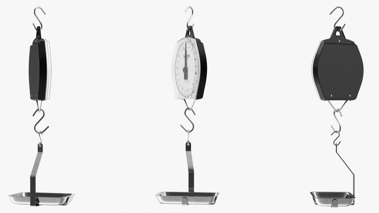 Brecknell 235 6S Mechanical Hanging Scales 3D