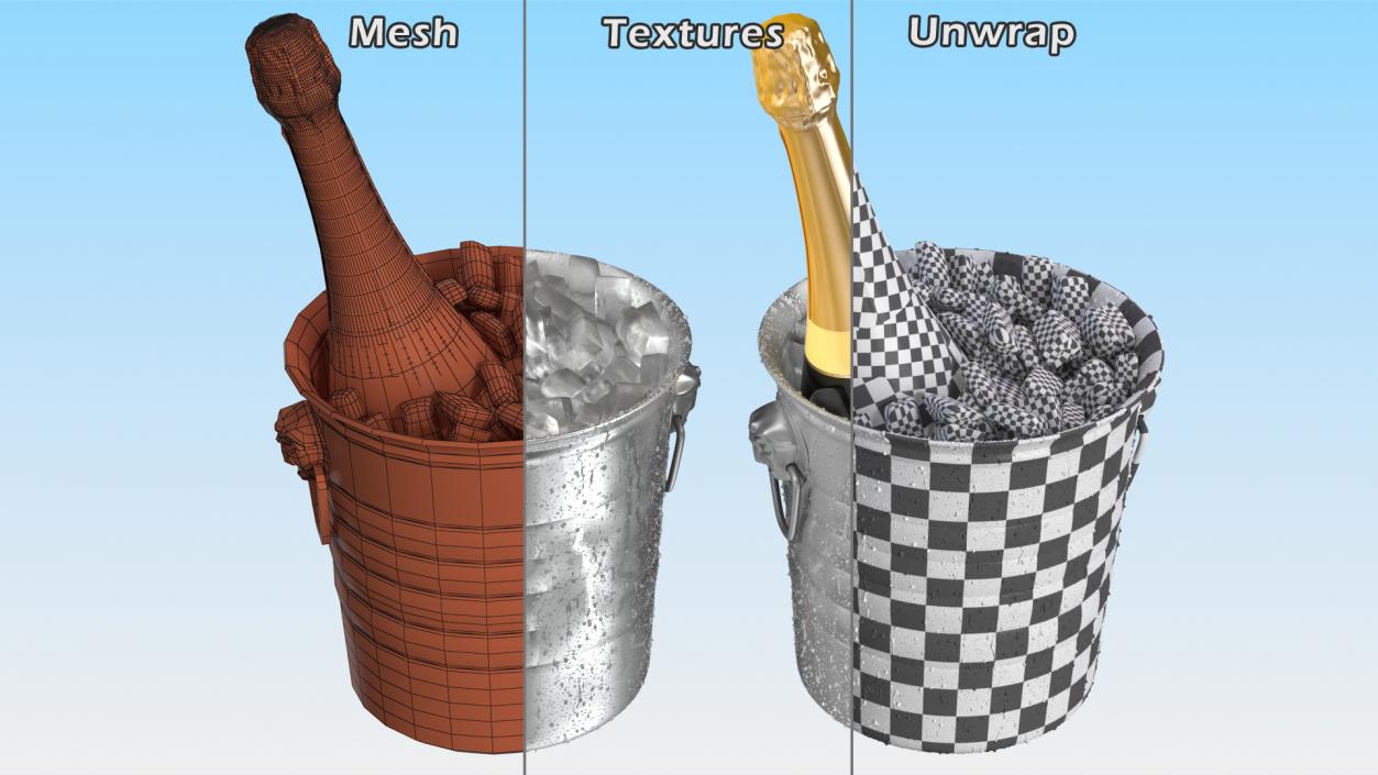 3D model Ice Bucket Champagne