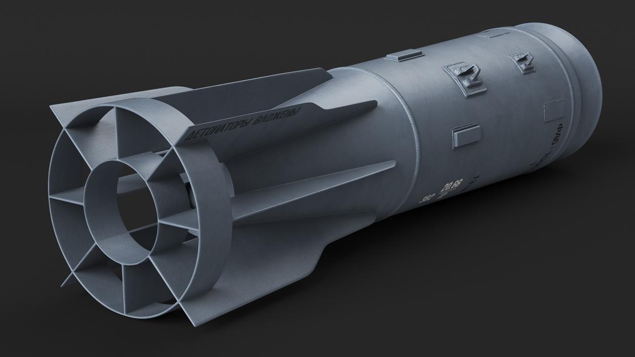 3D model Russian FAB 1500 Air Bomb