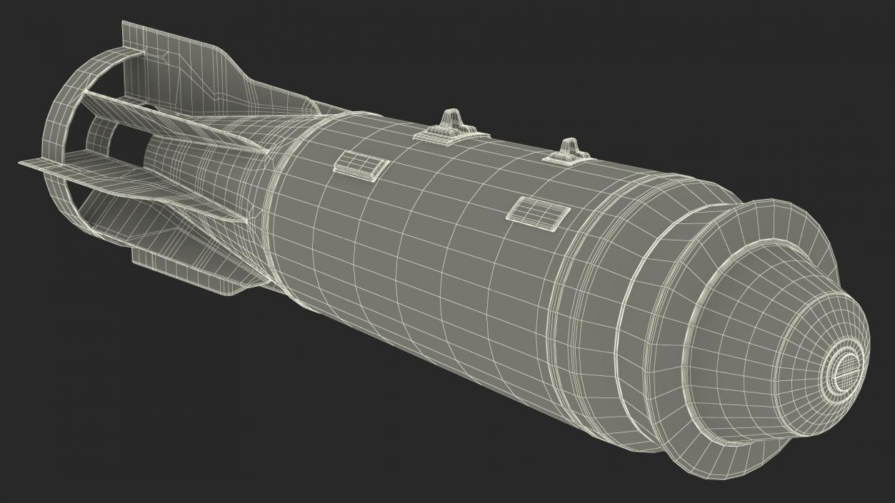 3D model Russian FAB 1500 Air Bomb