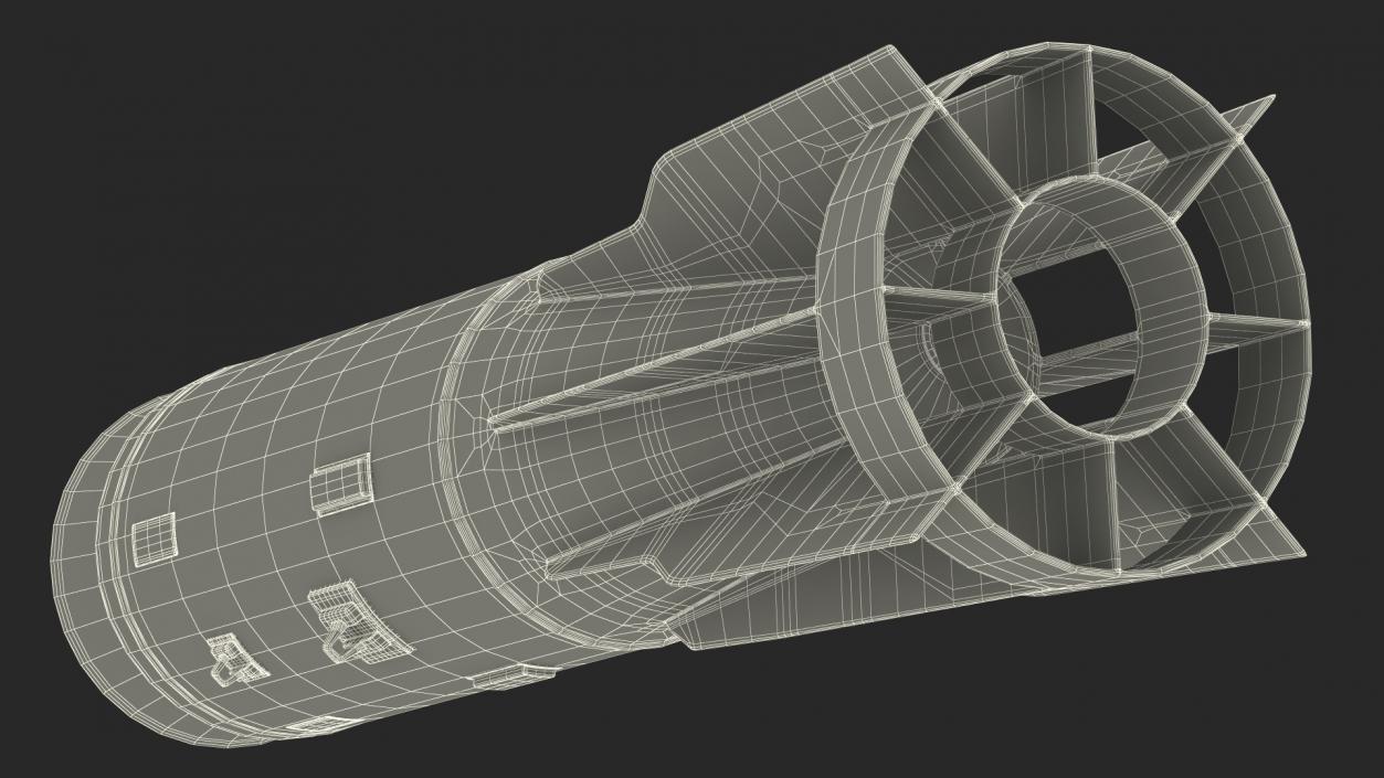 3D model Russian FAB 1500 Air Bomb