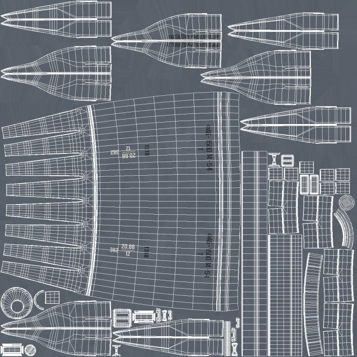 3D model Russian FAB 1500 Air Bomb