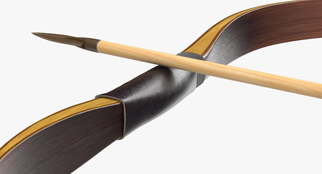 Bow with Arrow 3D model