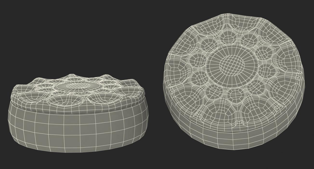 3D Shuffleboard Table model