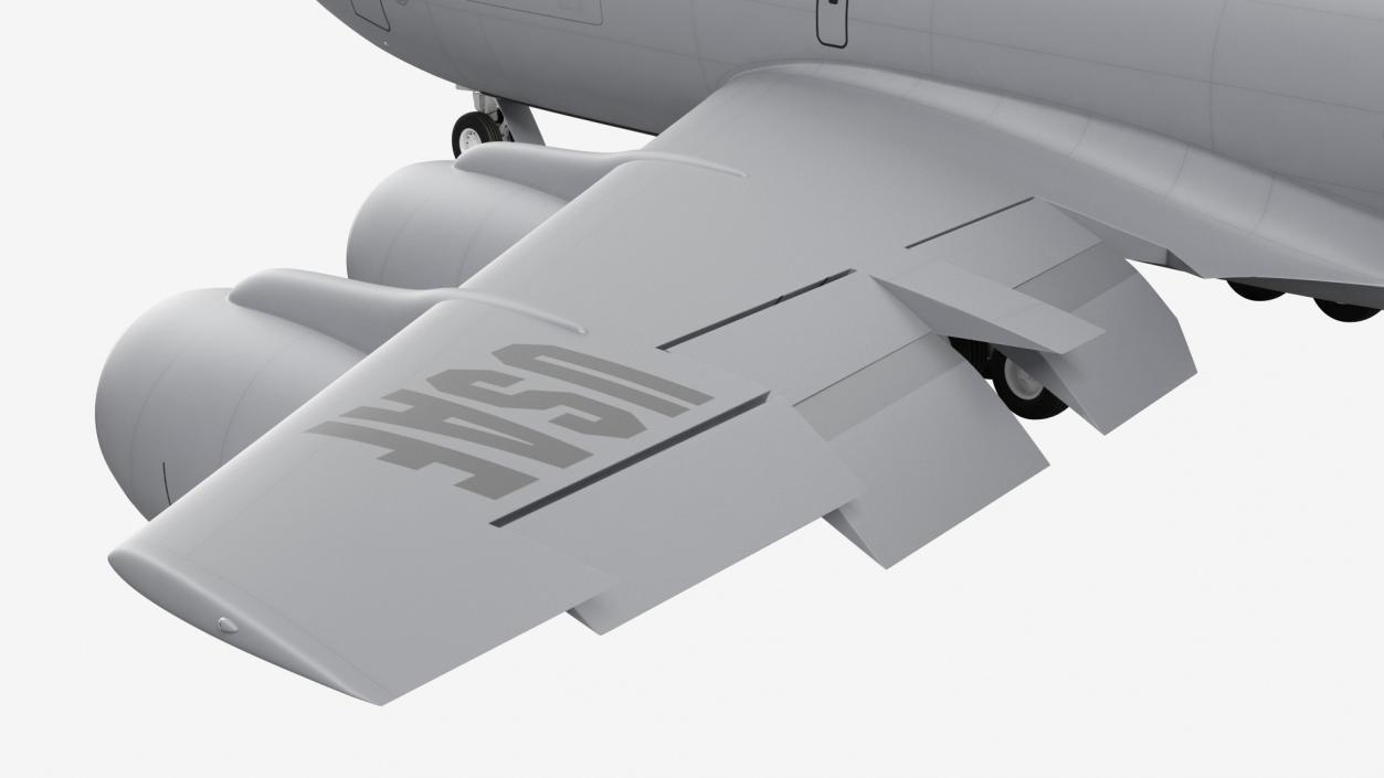 3D Boeing KC 135 Stratotanker Rigged model