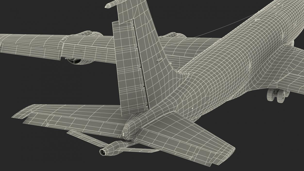 3D Boeing KC 135 Stratotanker Rigged model