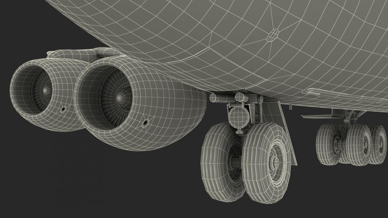 3D Boeing KC 135 Stratotanker Rigged model