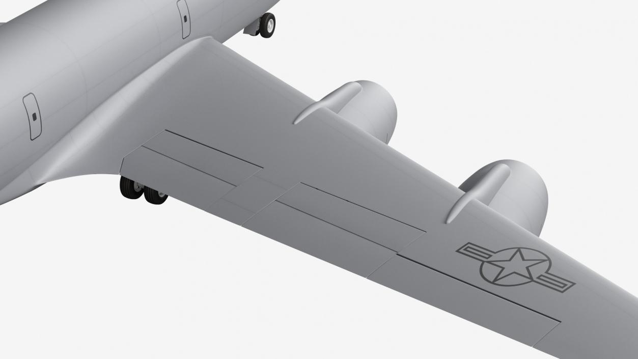 3D Boeing KC 135 Stratotanker Rigged model