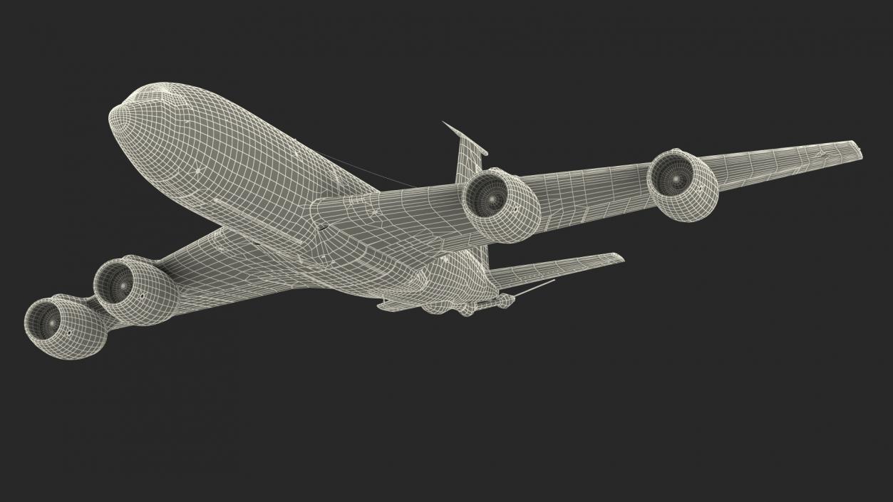 3D Boeing KC 135 Stratotanker Rigged model