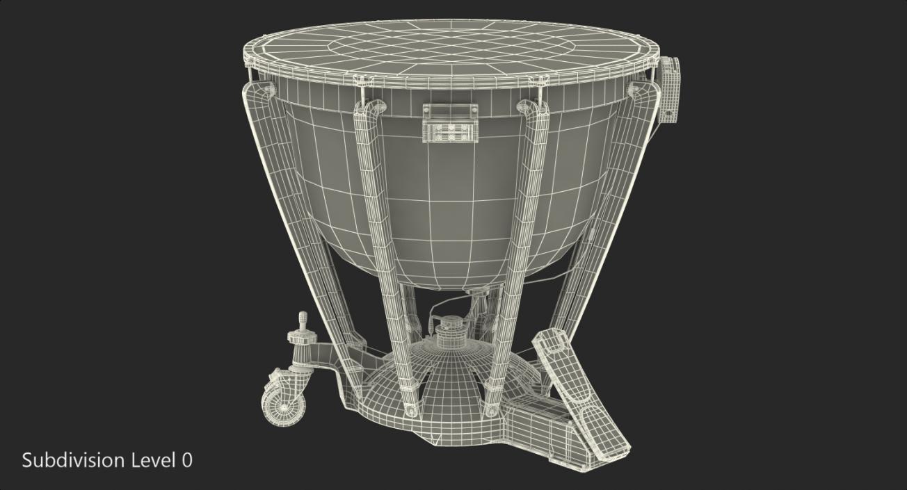 Timpani Yamaha 3D model