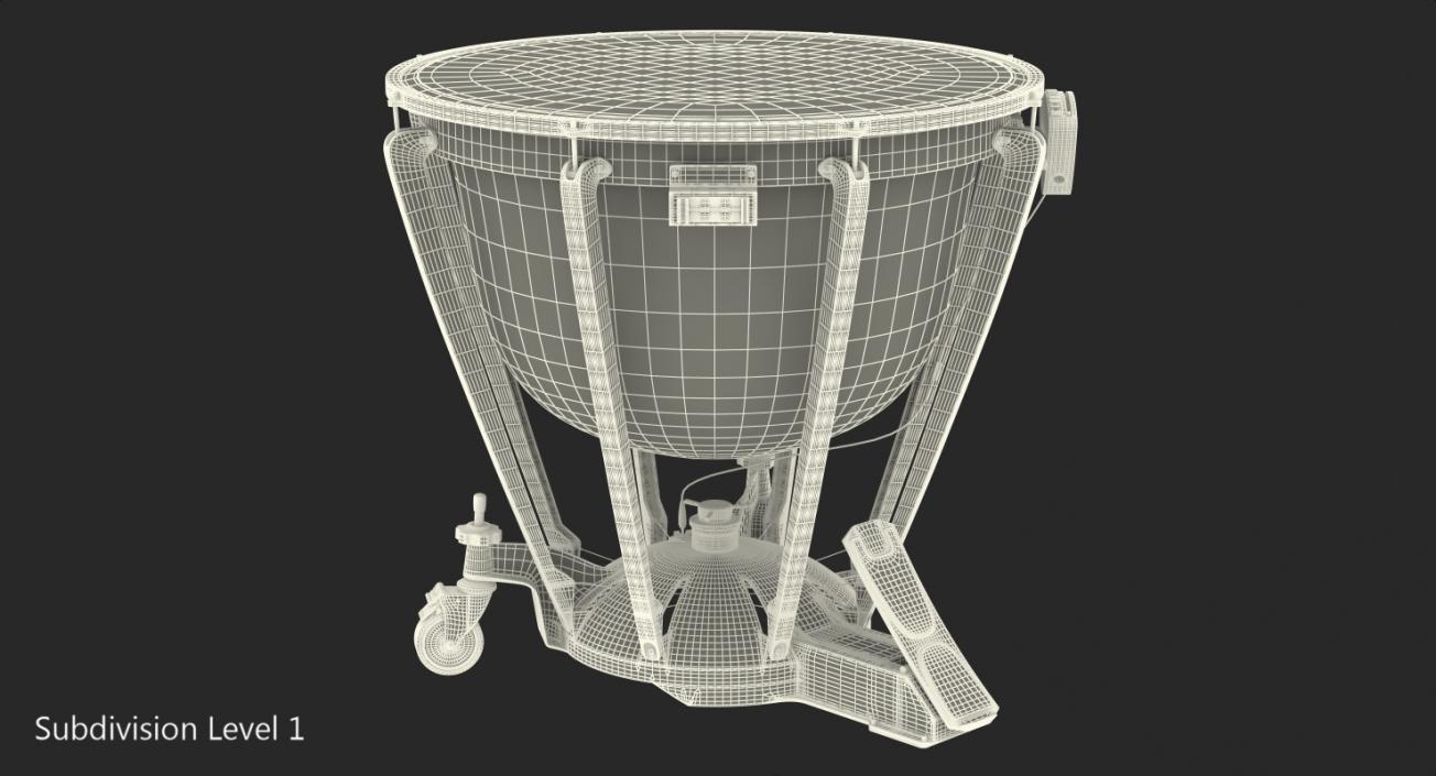 Timpani Yamaha 3D model