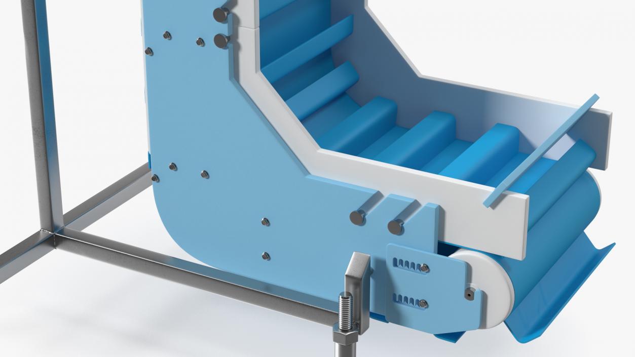 Vertical Conveyor With Control Box 3D model