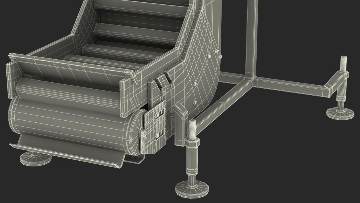 Vertical Conveyor With Control Box 3D model