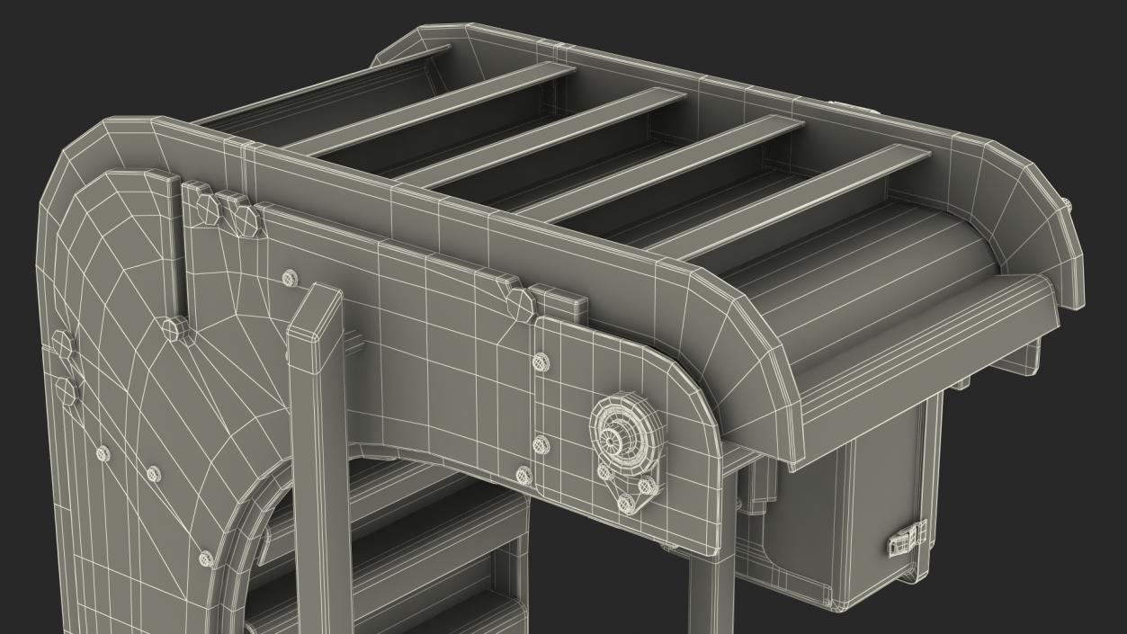 Vertical Conveyor With Control Box 3D model