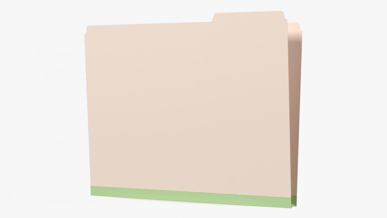 Open Paper File Folder 3D